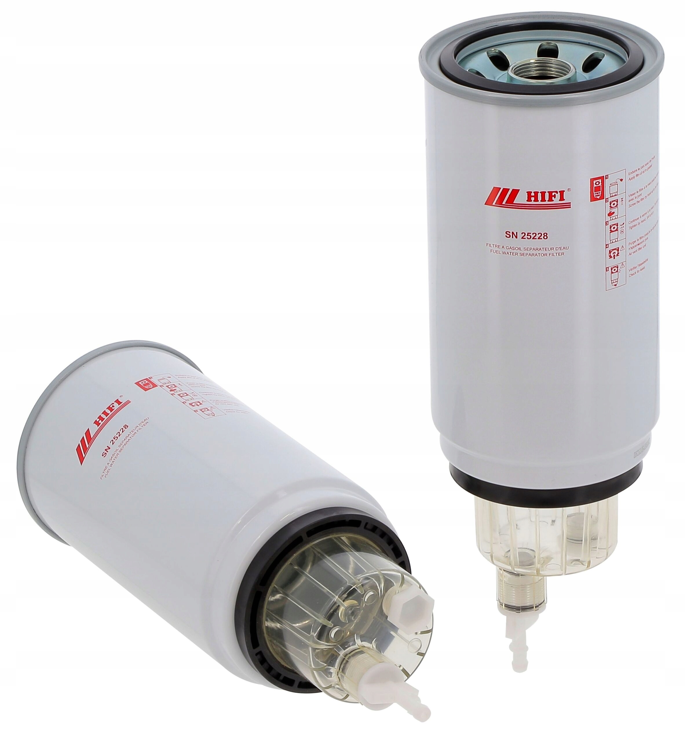 Kompletní palivový filtr s oddělovačem Sn 25228 Hifi Filter