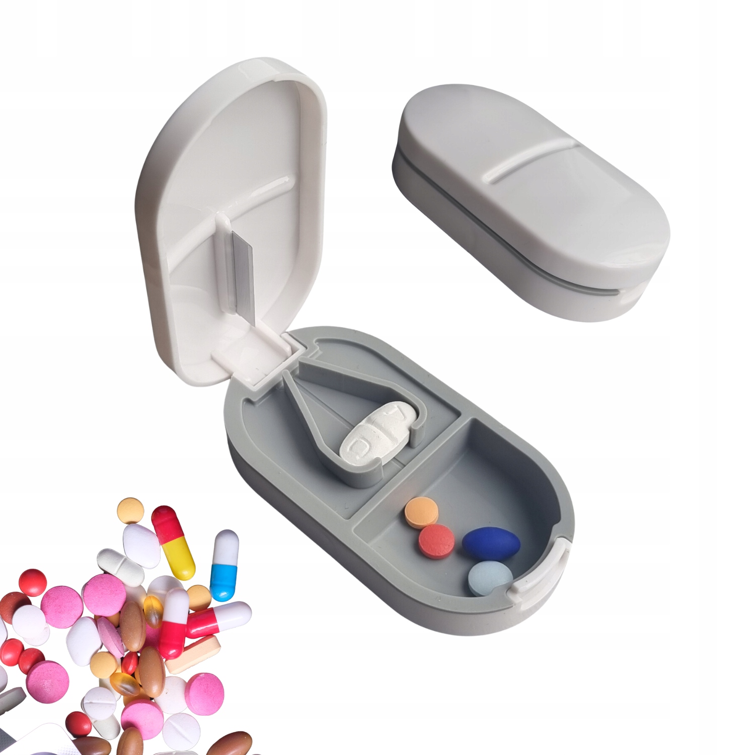 Gilotyna Do Leków Przecinak Przecinarka Tabletek Pigułek Dzielnik Kruszarka