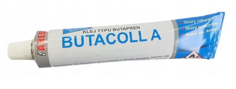 Klej Butacolla do butów skóry gumy kopułek głośników 50ml typu butapren