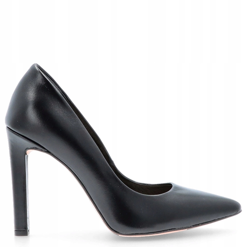 Klasické kožené lodičky Tymoteo 594 Černé 35