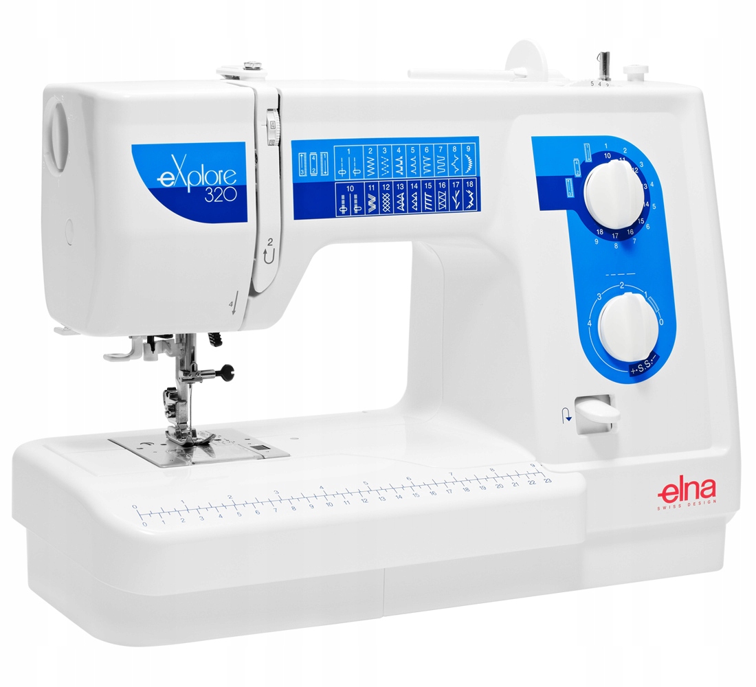 Mocna mechaniczna maszyna do szycia Elna 320eX