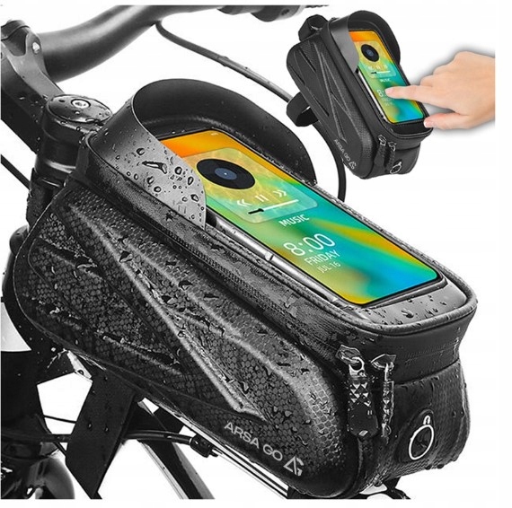 Sakwa na rower duża torba rowerowa uchwyt etui Case Na Telefon wodoodporny