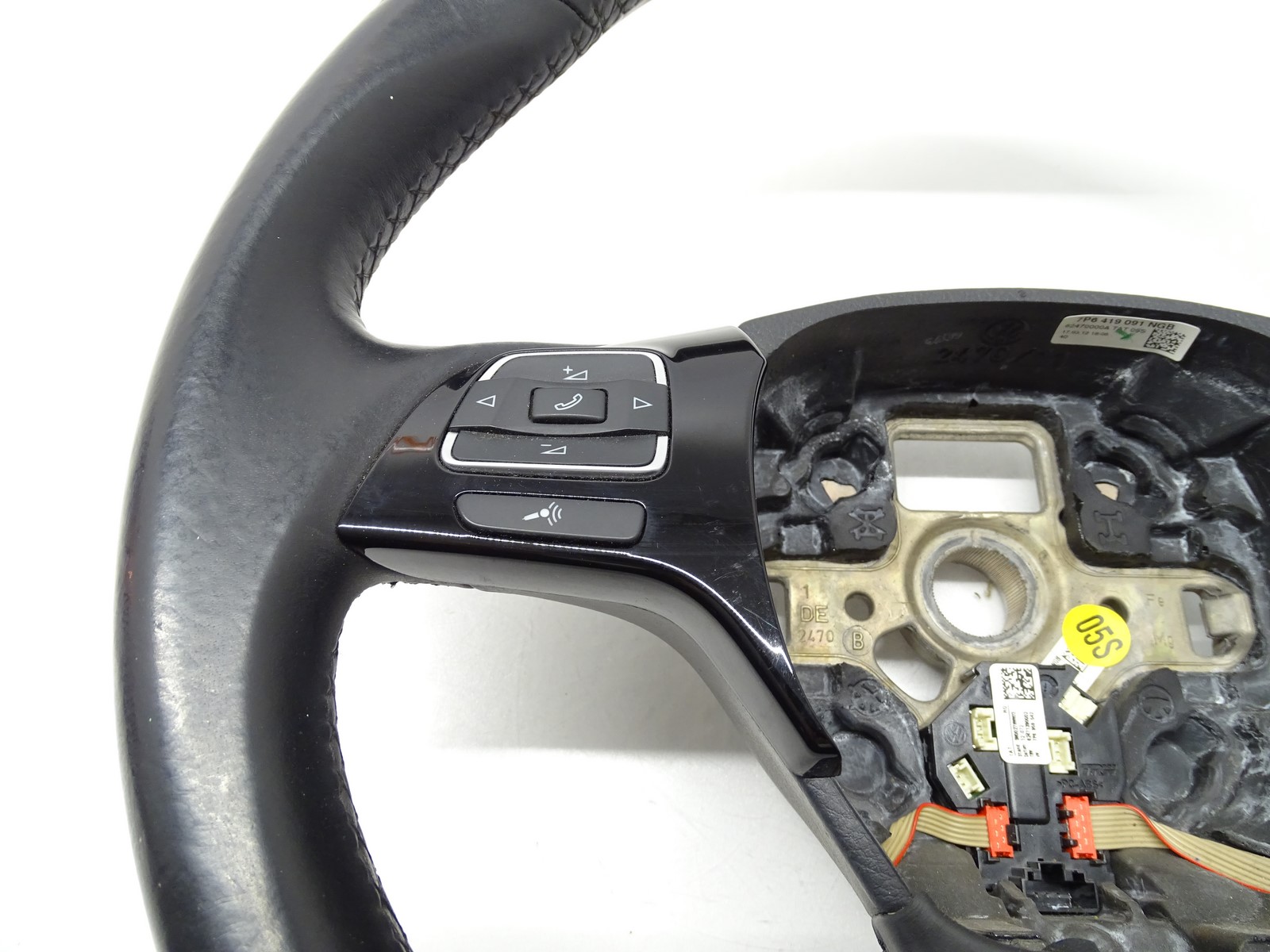 steering wheel, leather MULTI MULTIFUNKCJA VW TOUAREG II 7P 7P6419091NGB