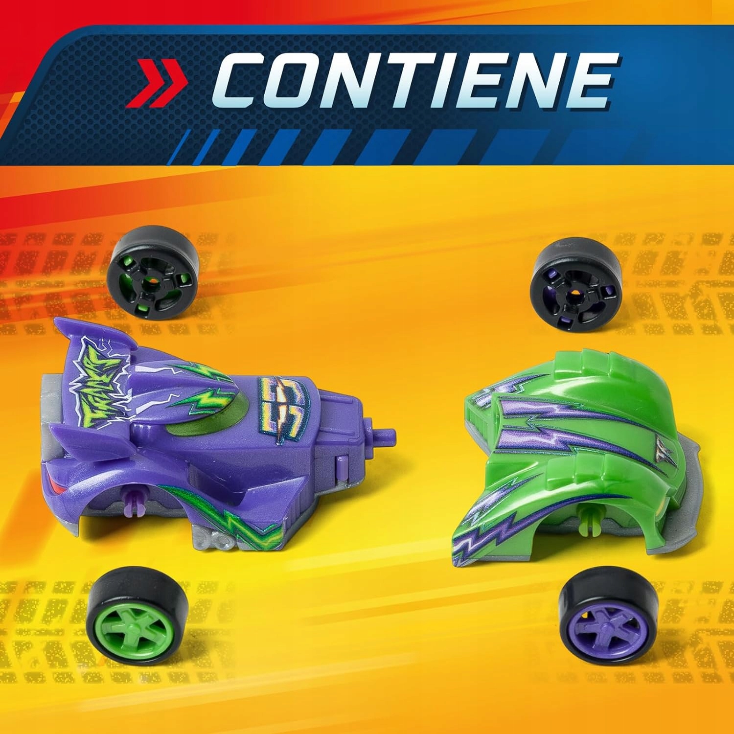 T-RACERS MIX 'N RACE - 3 mini auta: Glitcher, Monster Machine i Blue Dragon Marka Magicbox