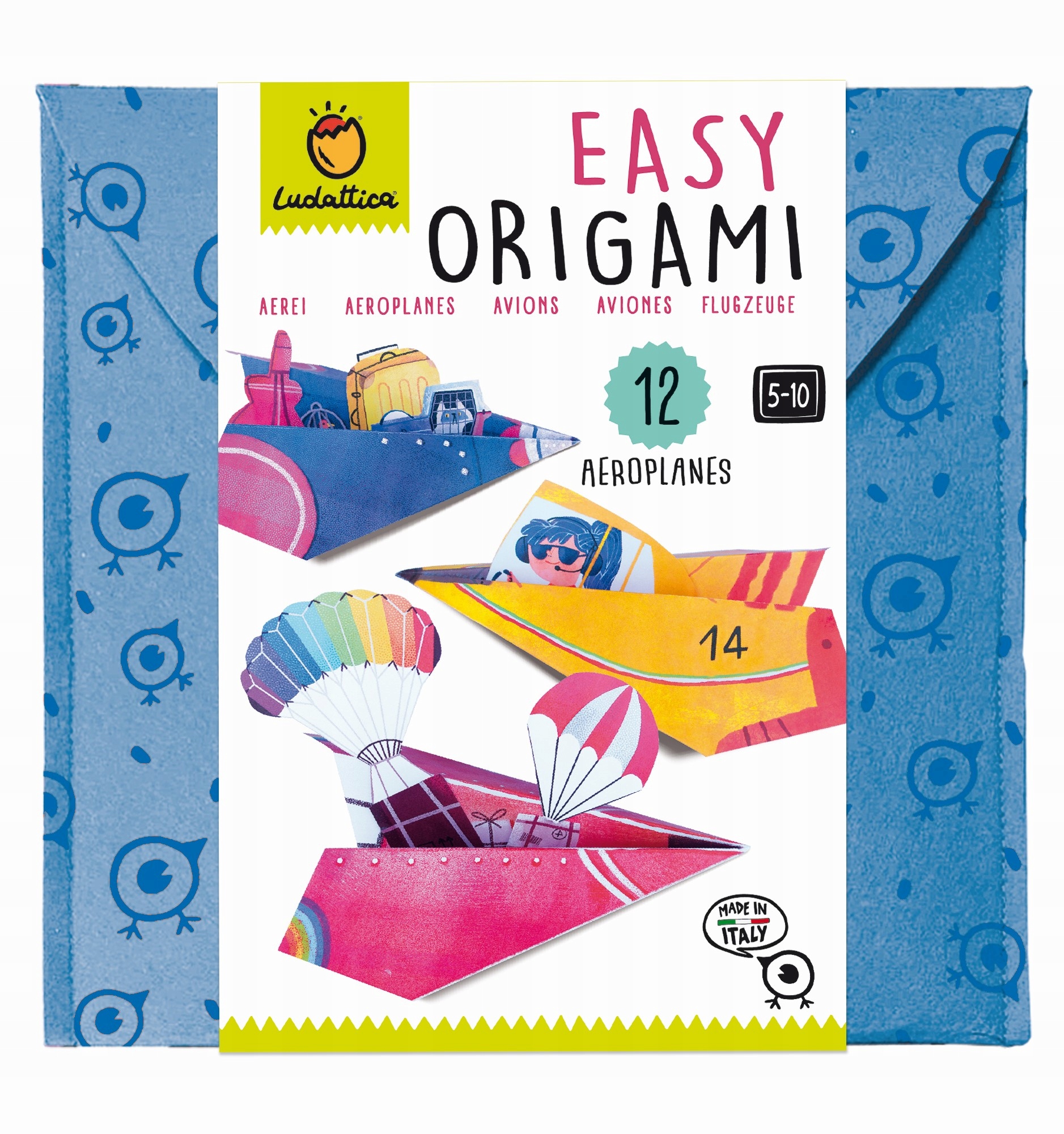 EASY ORIGAMI – zestaw kreatywny – SAMOLOTY LUDATTICA