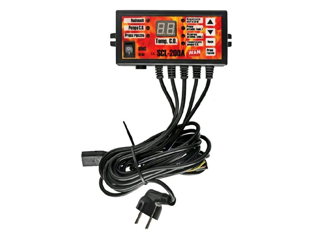 STEROWNIK REGULATOR POMPY CO I DMUCHAWY SCL 200A Stan opakowania oryginalne