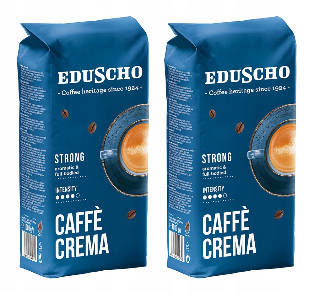 Kawa ziarnista Eduscho Crema Strong Arabica Robusta Mix 2 kg