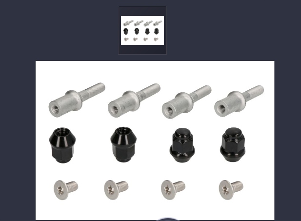 AB85-1088 - Гвинт колеса передній Can-Am Commandor 1000