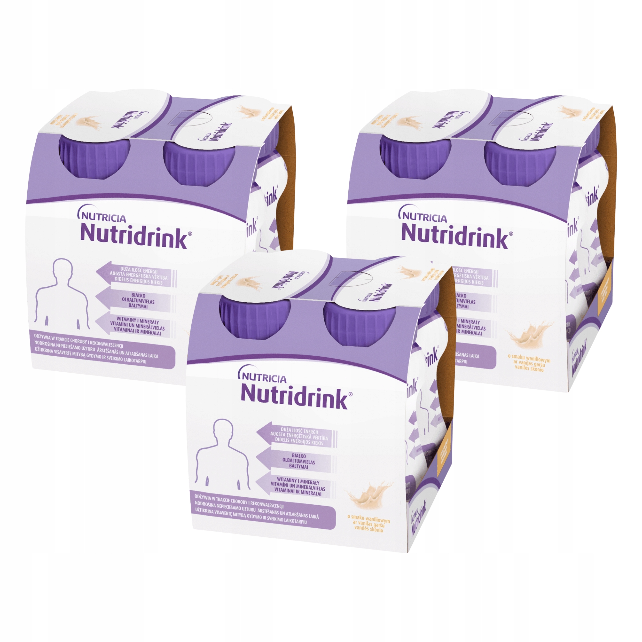 Nutridrink o smaku waniliowym 4 x 125 ml