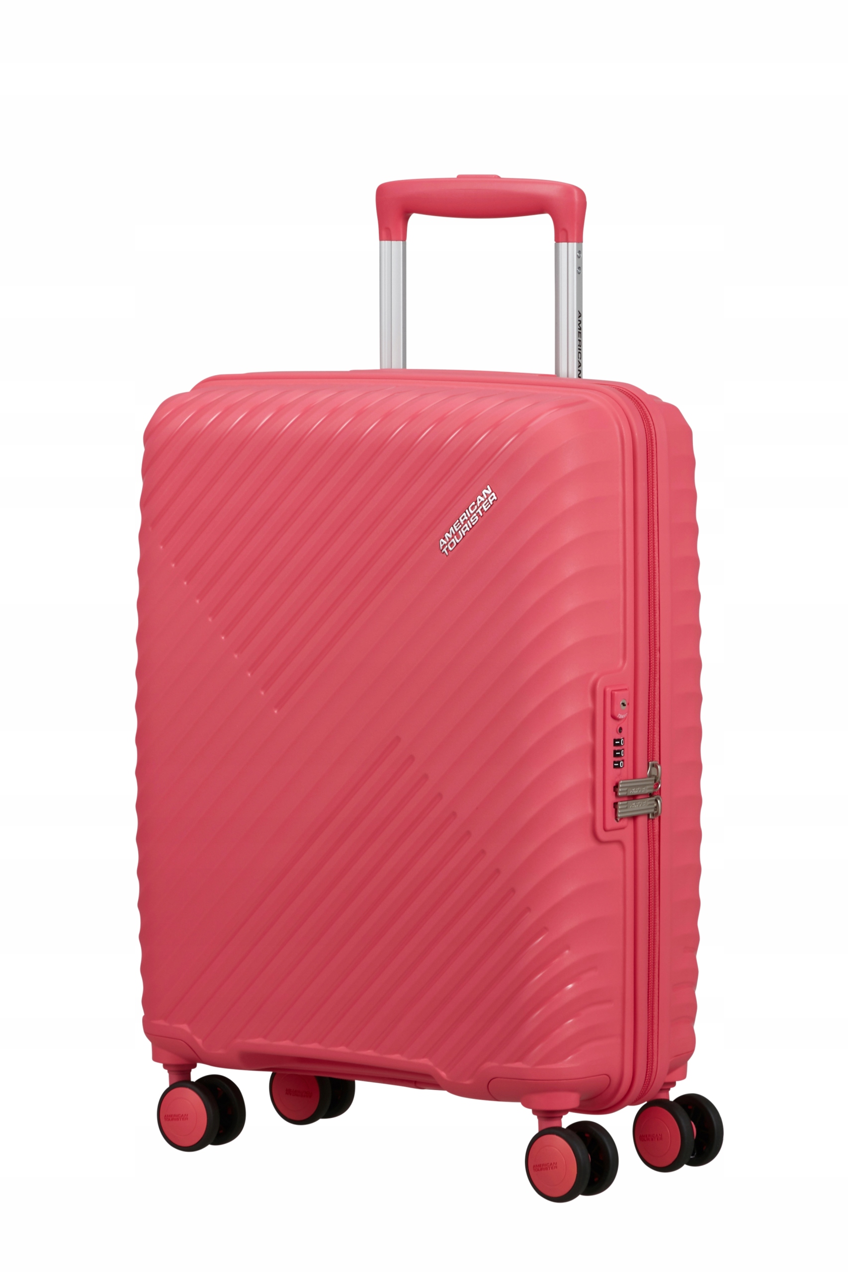 Kabinový kufr American Tourister Diablast 55 cm růžový Tsa polypropylen