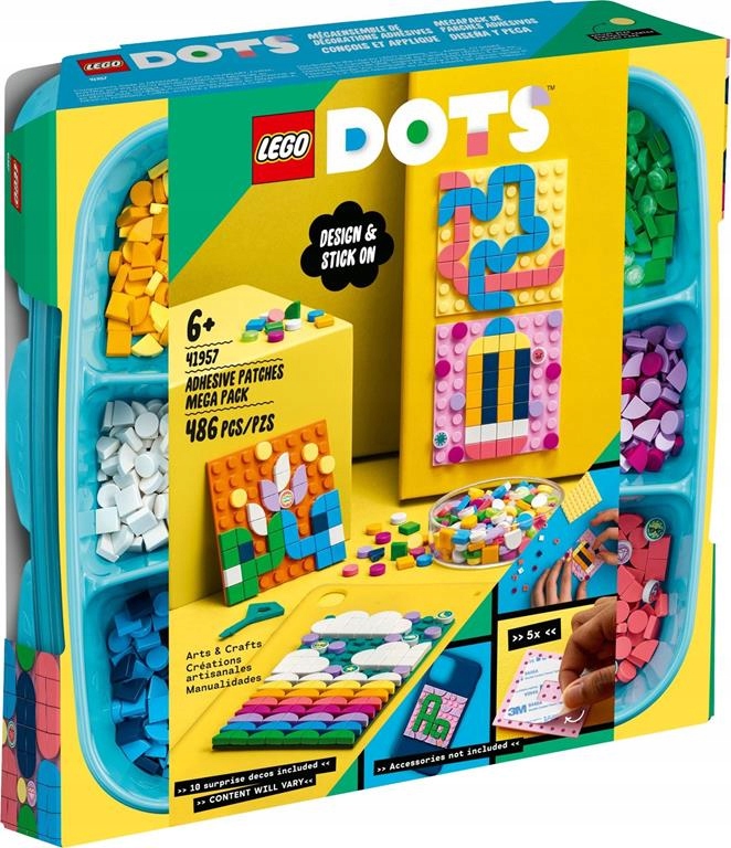 

Klocki Lego Dots 41957 Megazestaw Nalepek