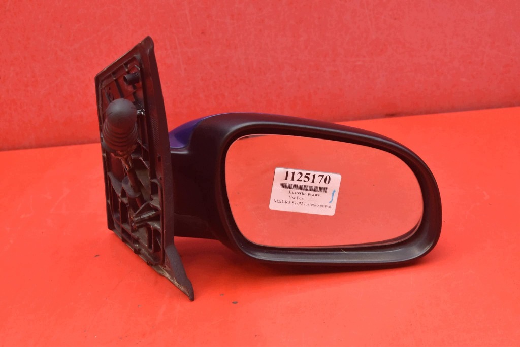 mirror right blue manually 5Z0857502AL VW FOX LIFT 09-14