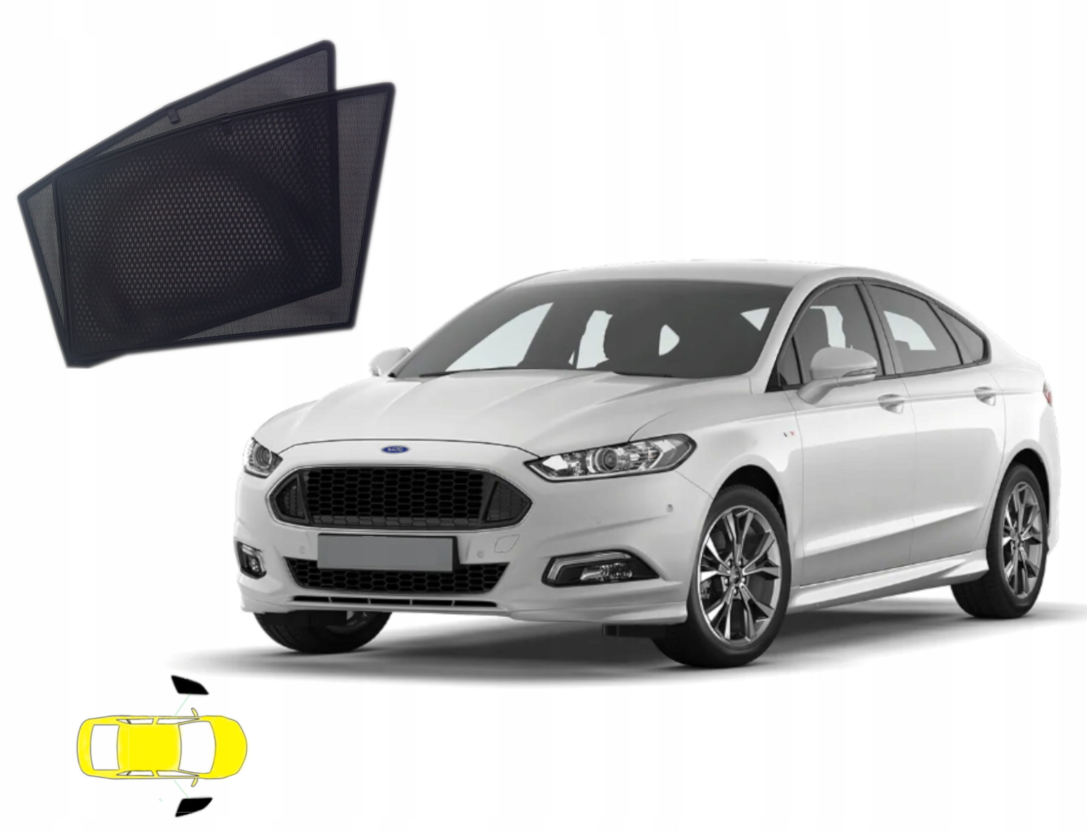 Sluneční clony rolety Ford Mondeo MK5 na přední dveře