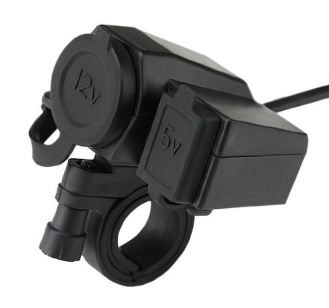 

Gniazdo Zapalniczki 12V + Usb 2.1A Do Motocykla
