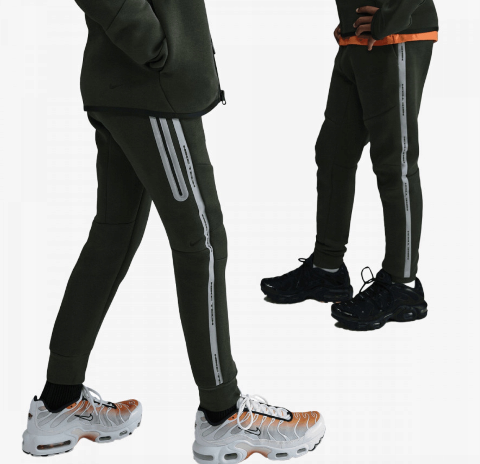 Dziecięce Spodnie Dresowe Nike Tech Fleece IM9163-355 Rozm. XL