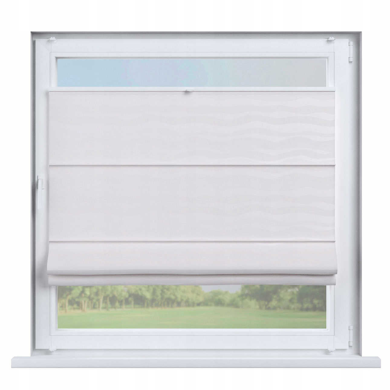 Dekoria Roleta plisé římská Sycylia 120x170 bílá