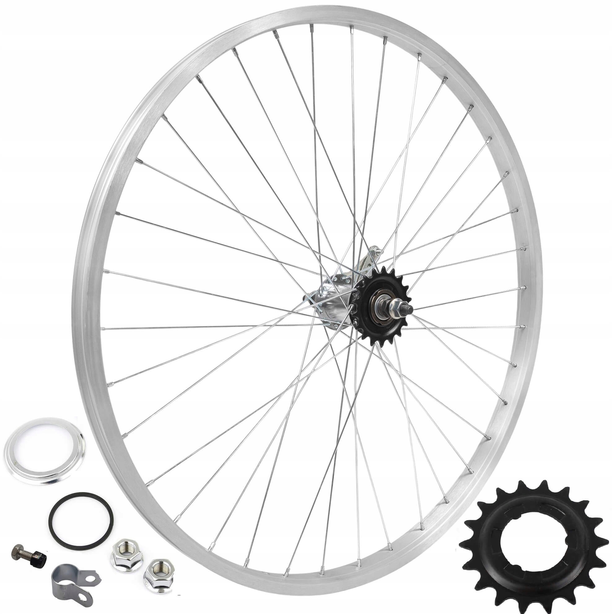 Koło rowerowe kompletne Tylne Tył Torpedo 24 cale Aluminium piasta Polskie