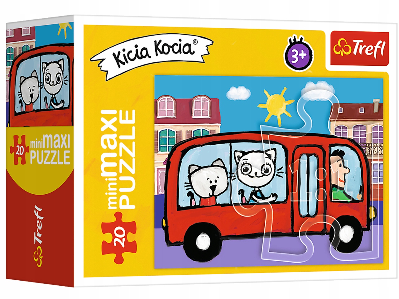 

Puzzle Kicia Kocia w autobusie 20el mini maxi