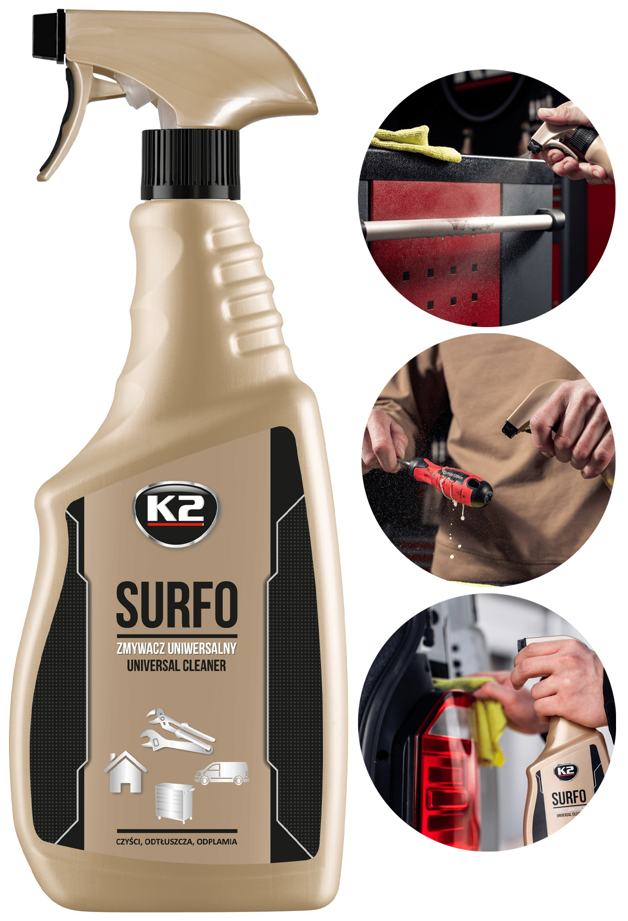 

Odtłuszczacz uniwersalny do warsztatu garażu 750ml