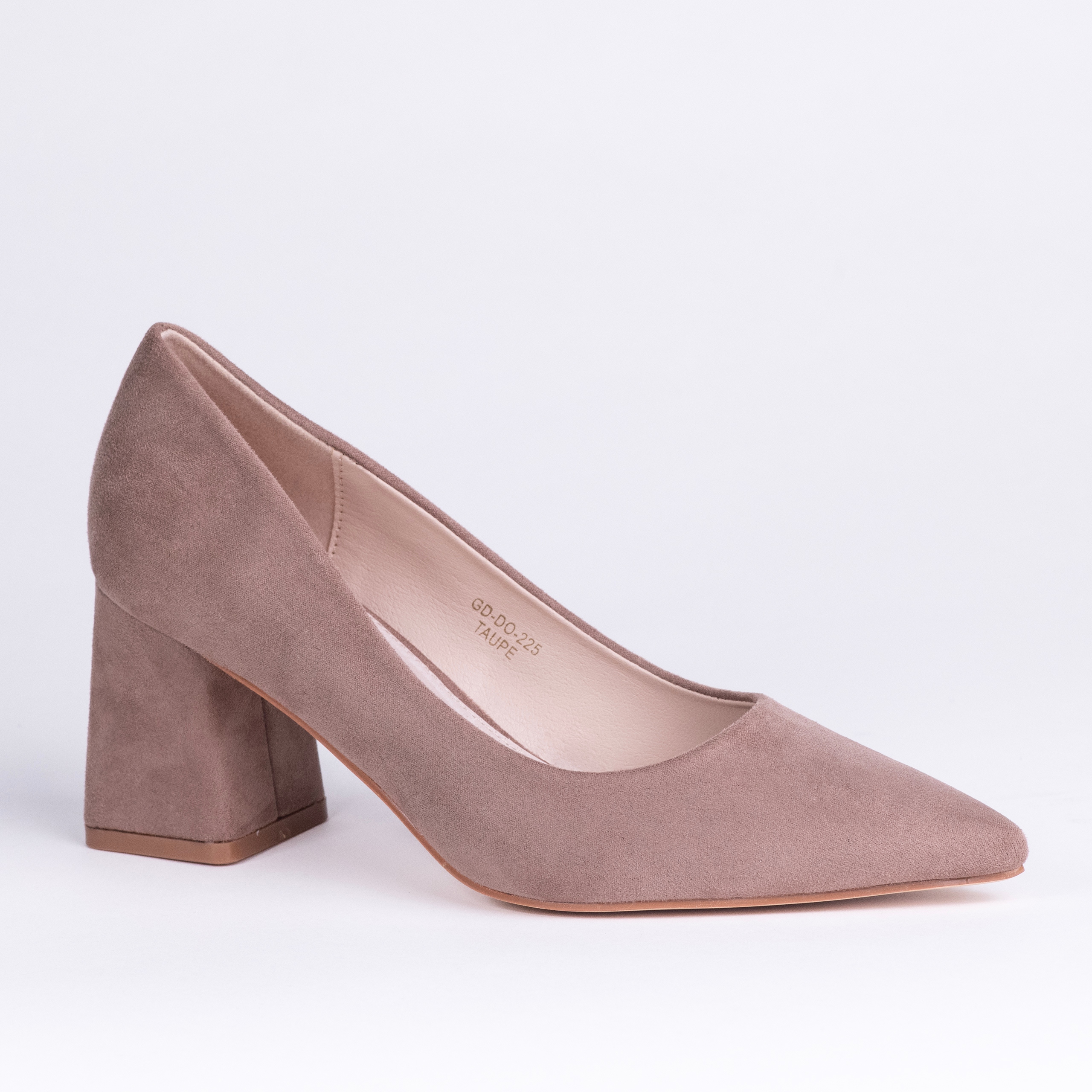 Dámské lodičky Goodin GD-DO-225 klasická kůže semišová aplikace béžová 40