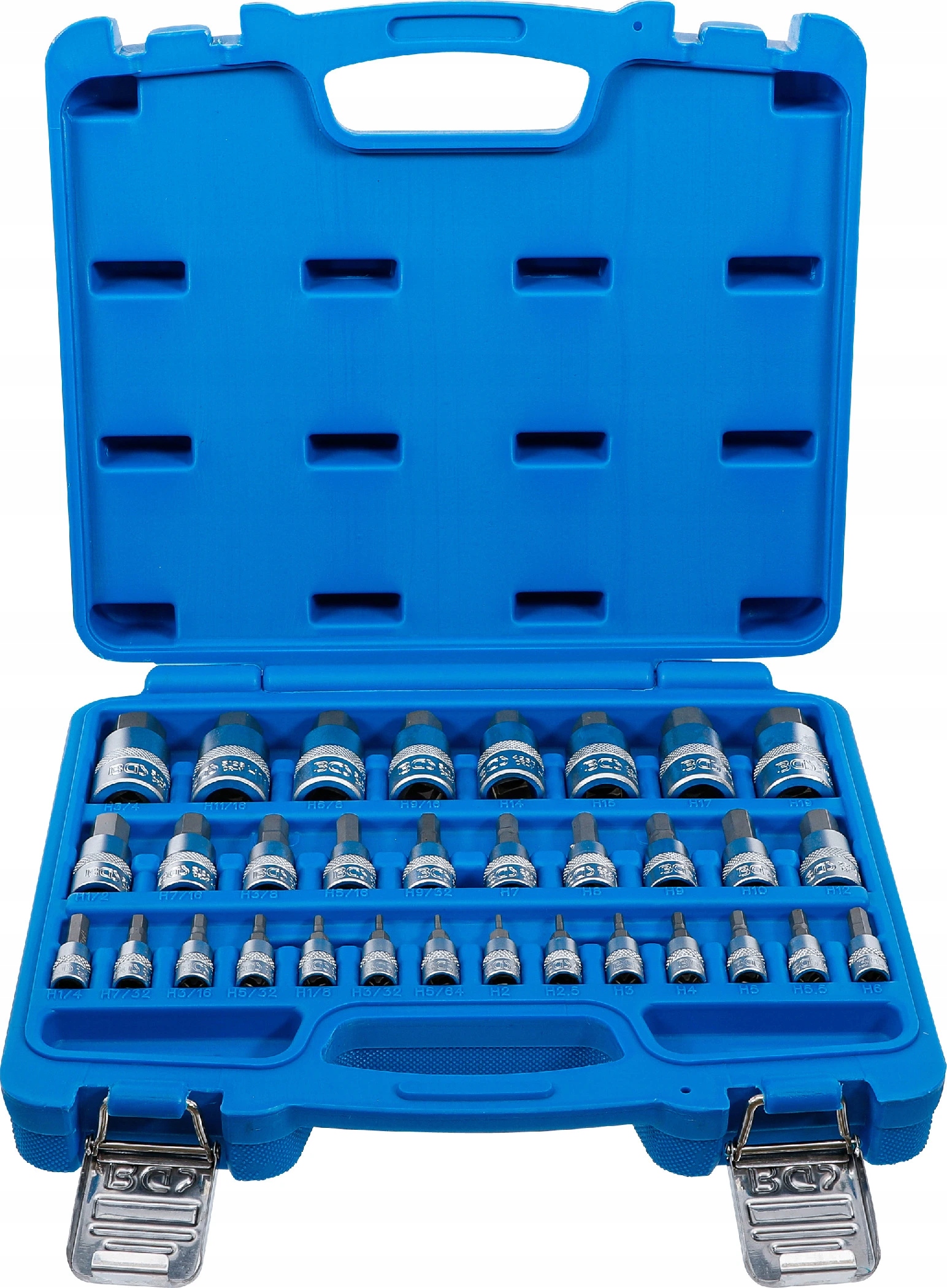 Bgs 74258, Súprava nástrčných hlavíc 6,3 mm (1/4") 10 mm (3/8") 12,5 mm