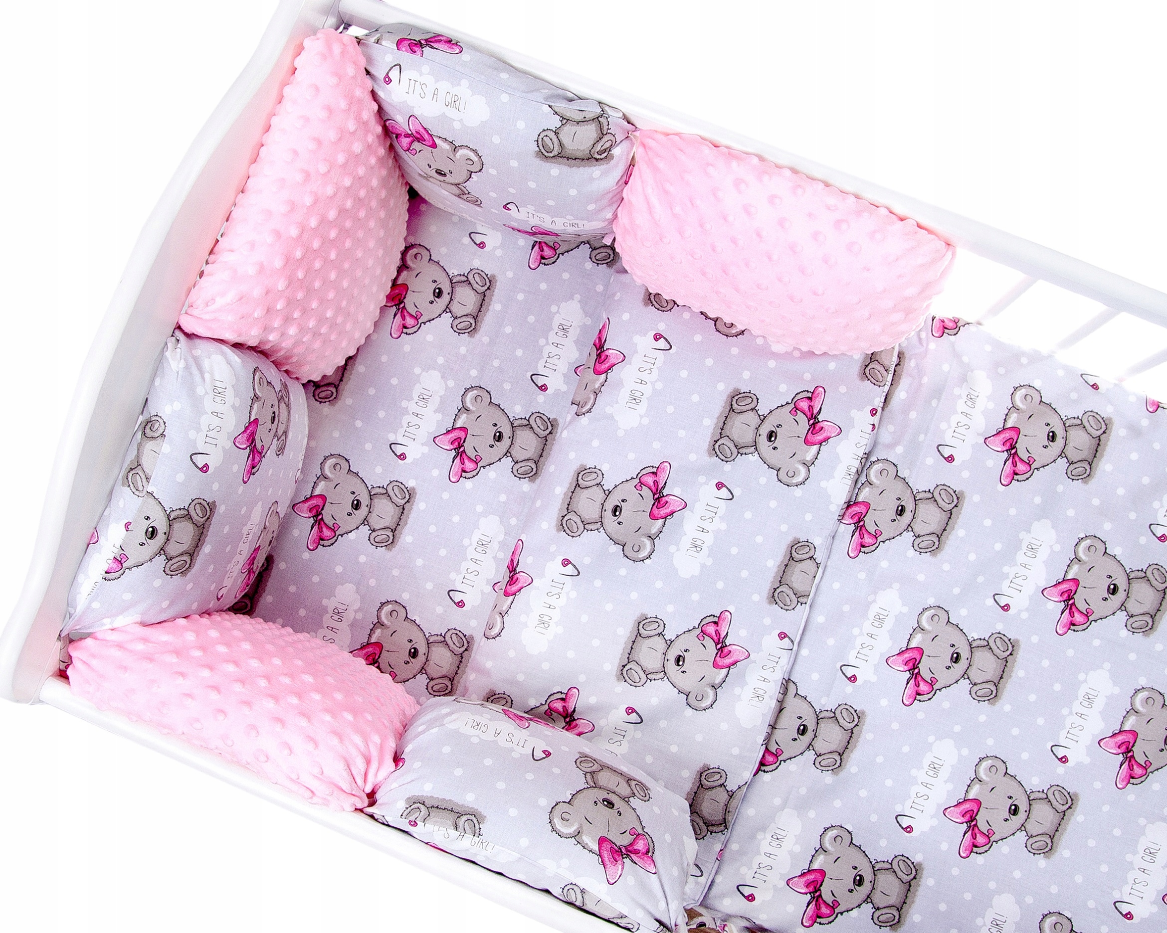 DUŻY ZESTAW KOKON KOCYK PODUSZKA MOTYL MINKY WZORY Marka Filemonka