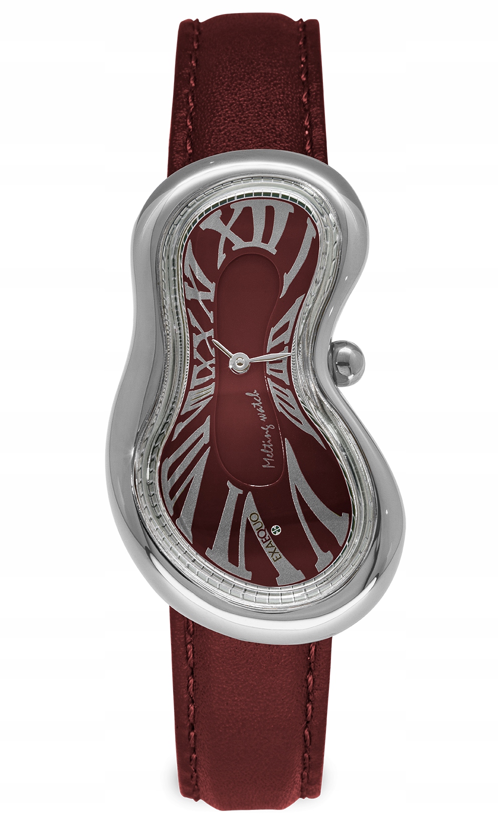 Nové Originální dámské hodinky Exaequo EX0001.0006 Melting Watch, červené