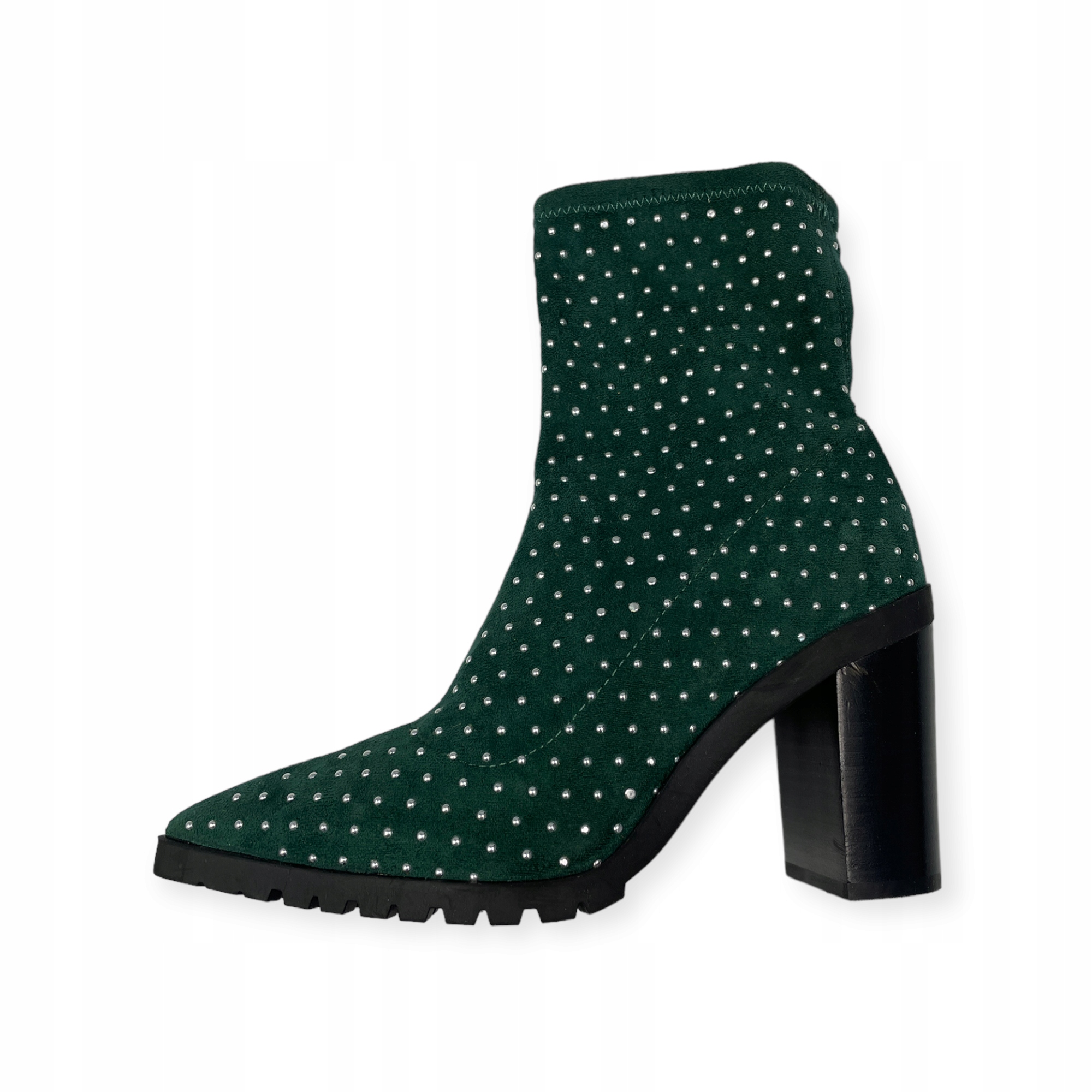 Dámské kotníkové boty se zipem a sloupkem Charles David 36