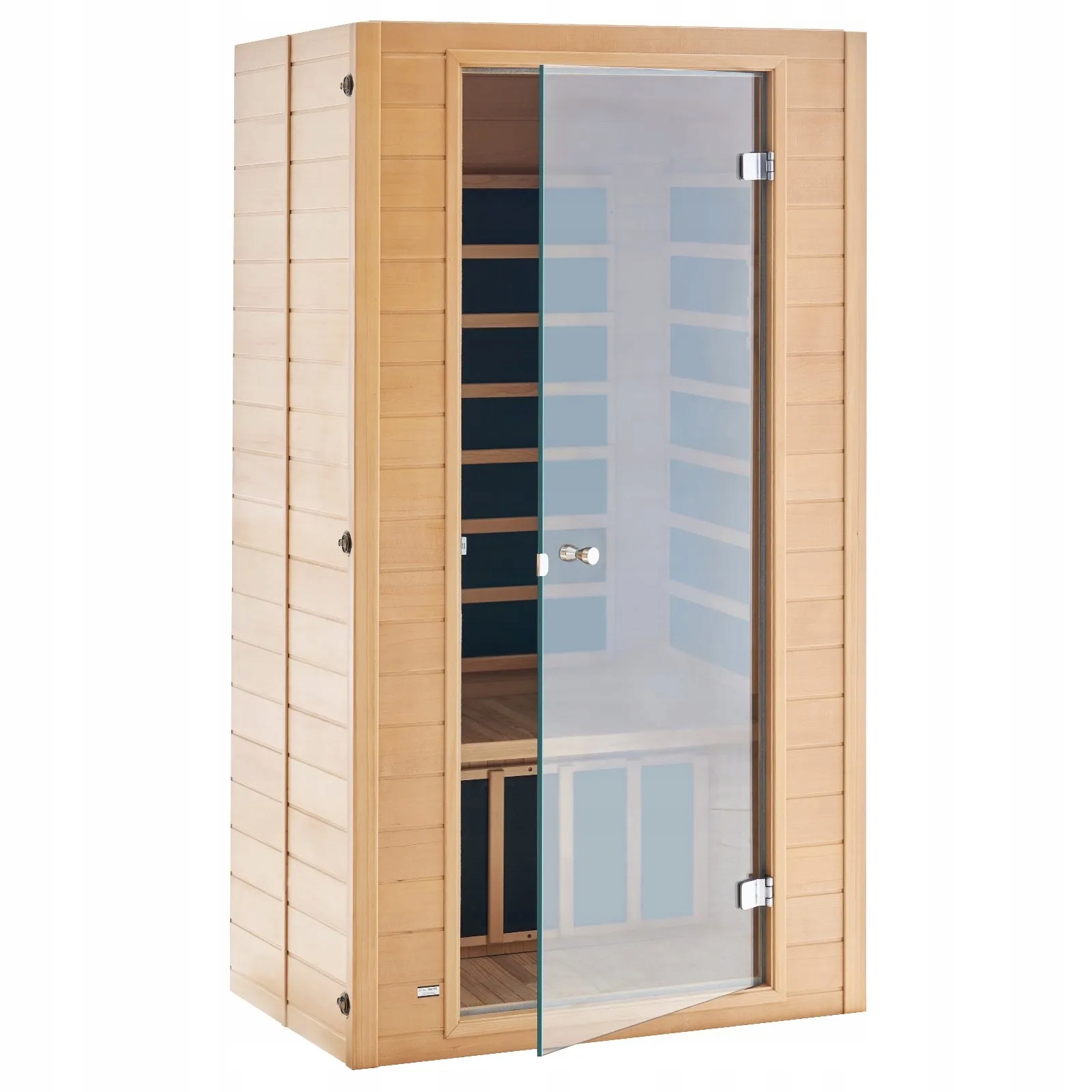 Sauna domowa na podczerwień 1-2 osoby niskie Emf Bluetooth chromoterapia