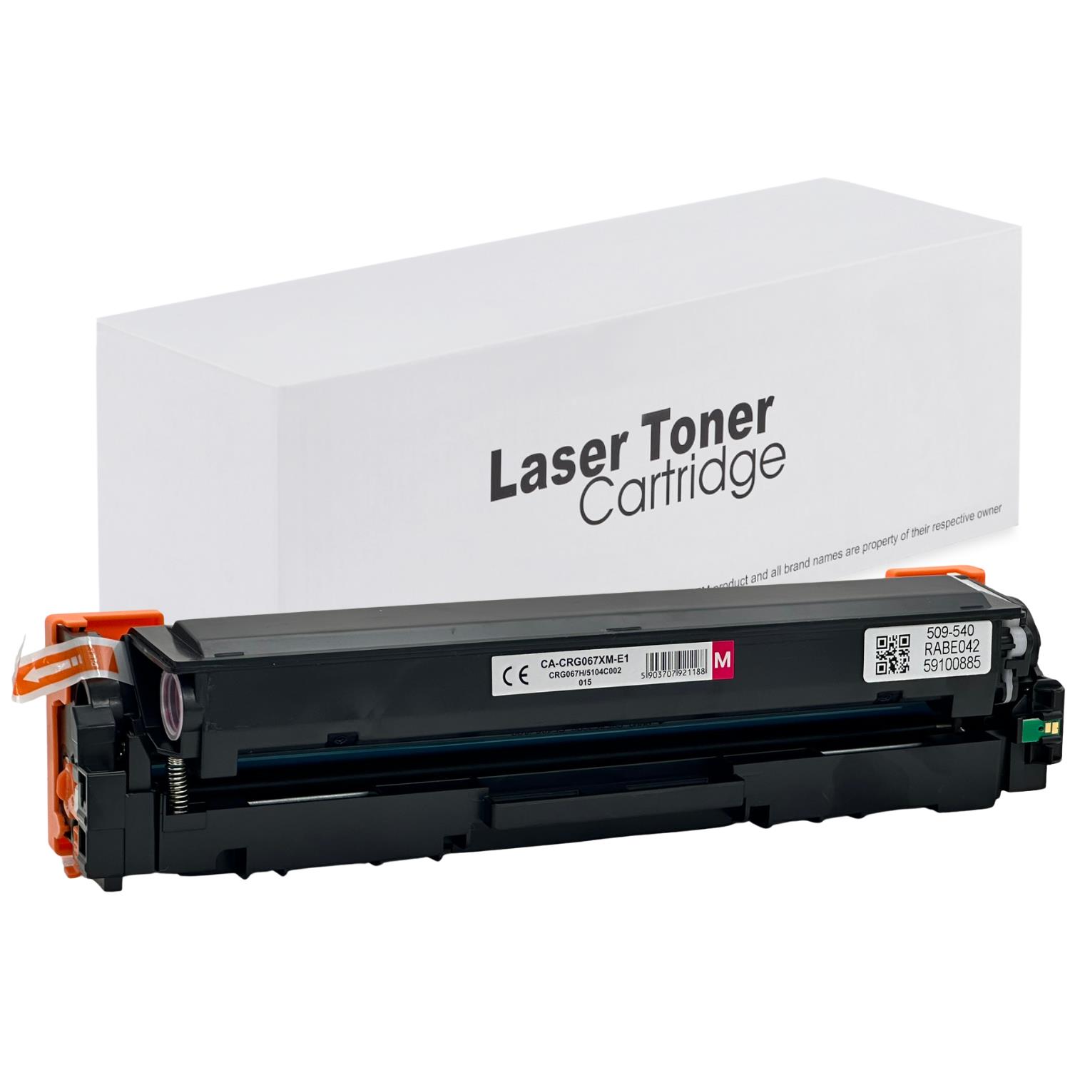 4 x Toner CRG-067H do Canon LBP631 LBP633 MF655 niebieski Cyan 2.3k XL
