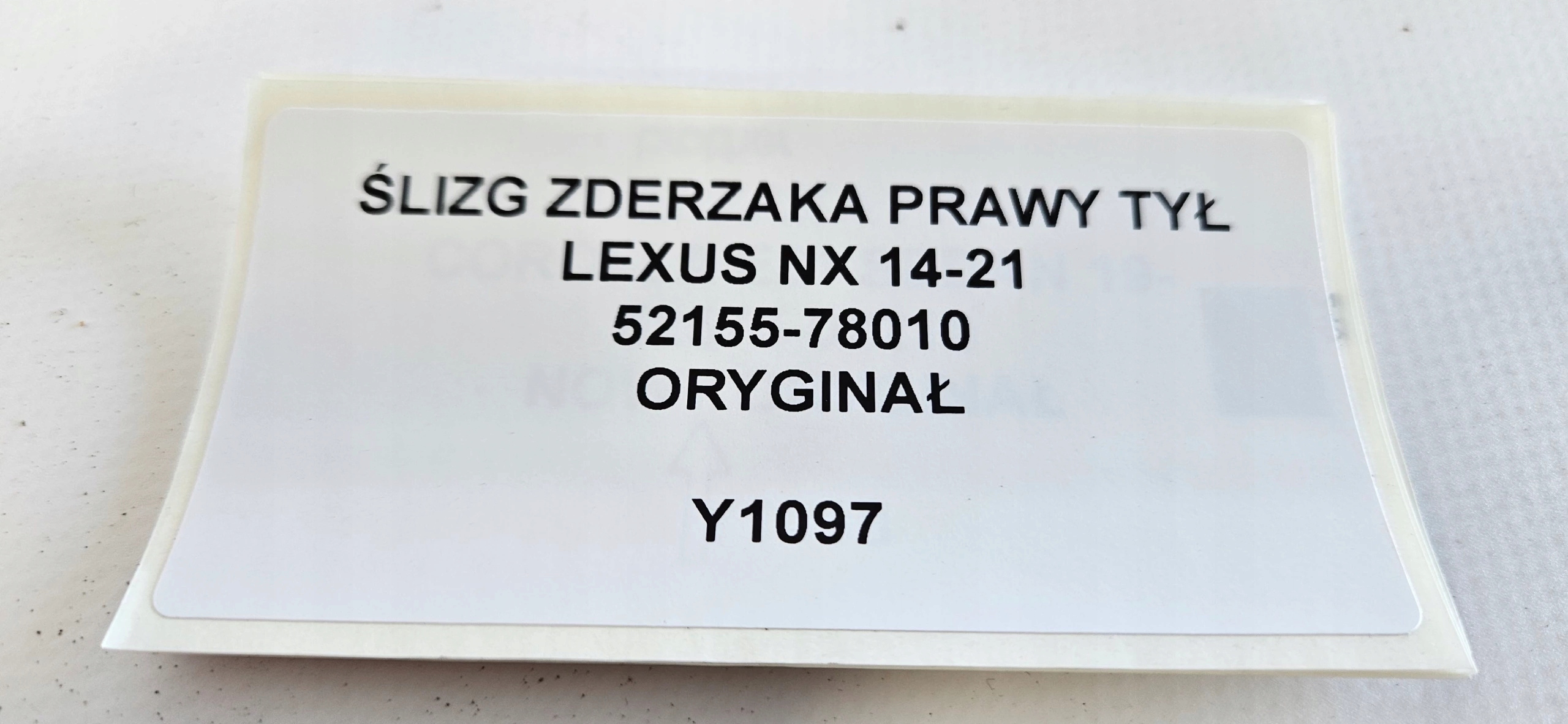 bumper bracket right rear part LEXUS NX 14-21 original