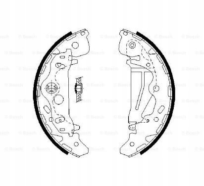 BOSCH SZCZEKI HAMULCOWE KIA CARNIVAL
