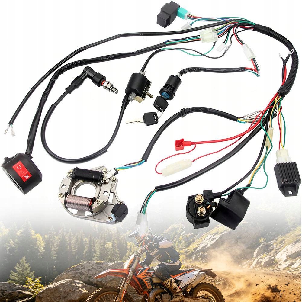 Kompletní Elektrická Instalace, Montáž Nosníku Čtyřkolky Atv 70 90 110 125 CM3