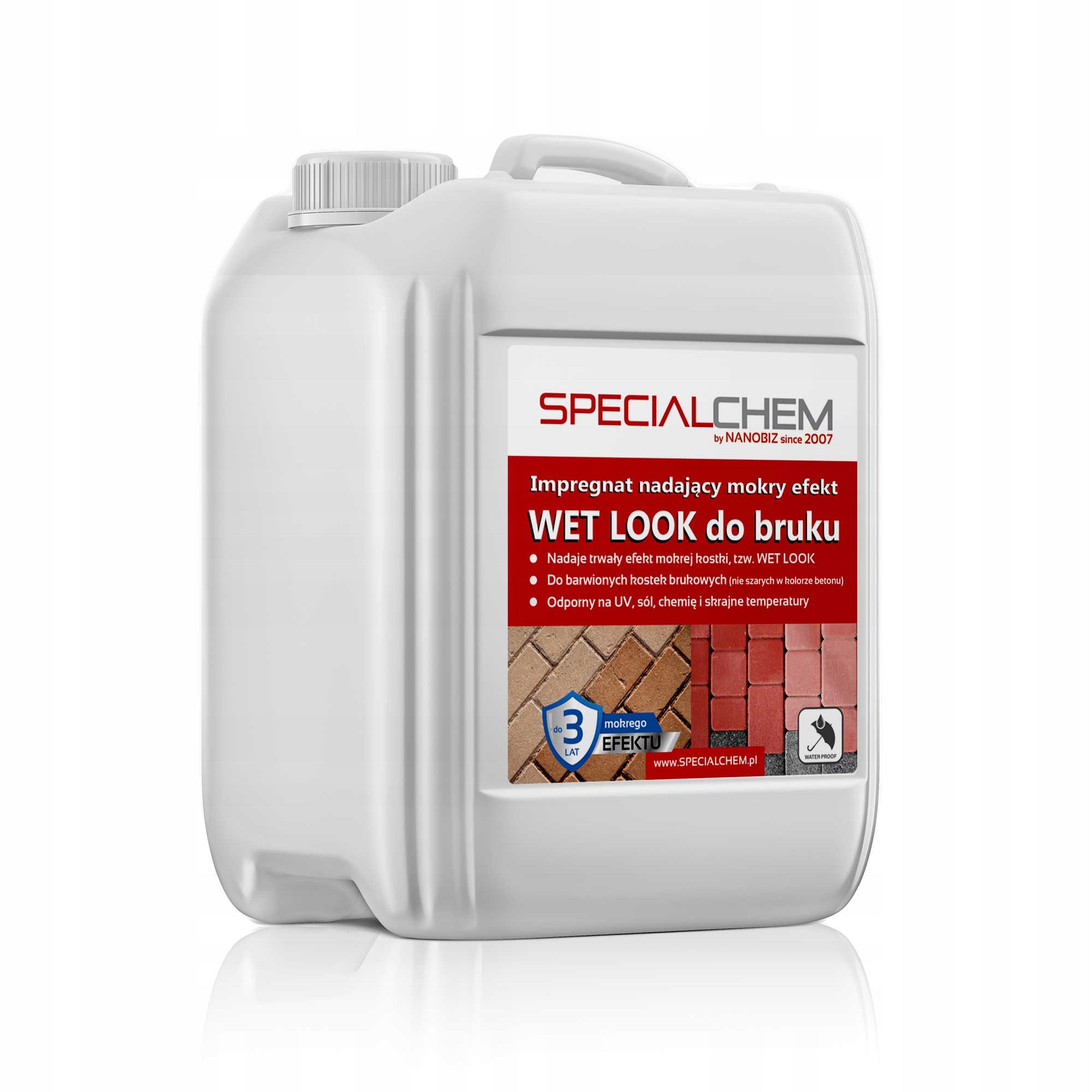 Specialchem Wet Look 5L impregnace Mokrý Efekt Účinná ochrana až na 3 roky