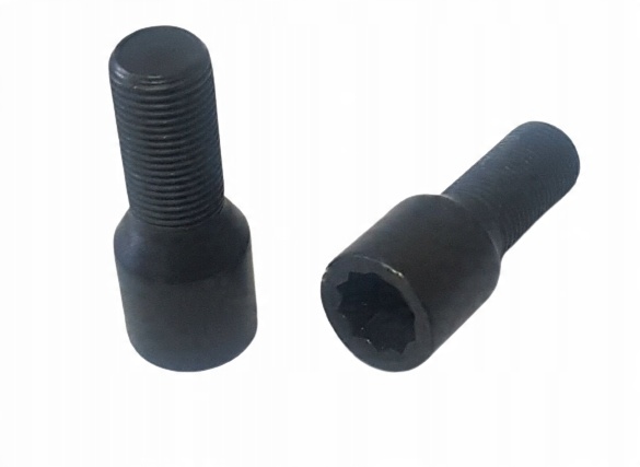 

Śruby Bmw 14x1,25x27 stożek torx czarne 1 szt Eu