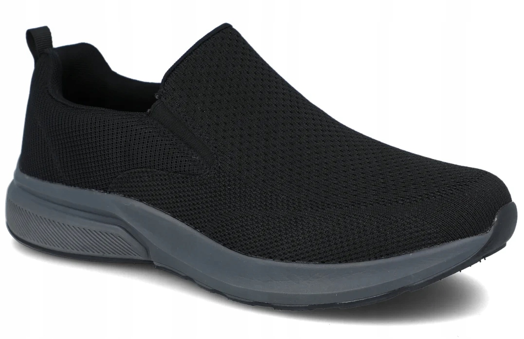 Pánské polobotky slip-on Inblu IU-32 černé, nazouvací, z lehkého materiálu R43