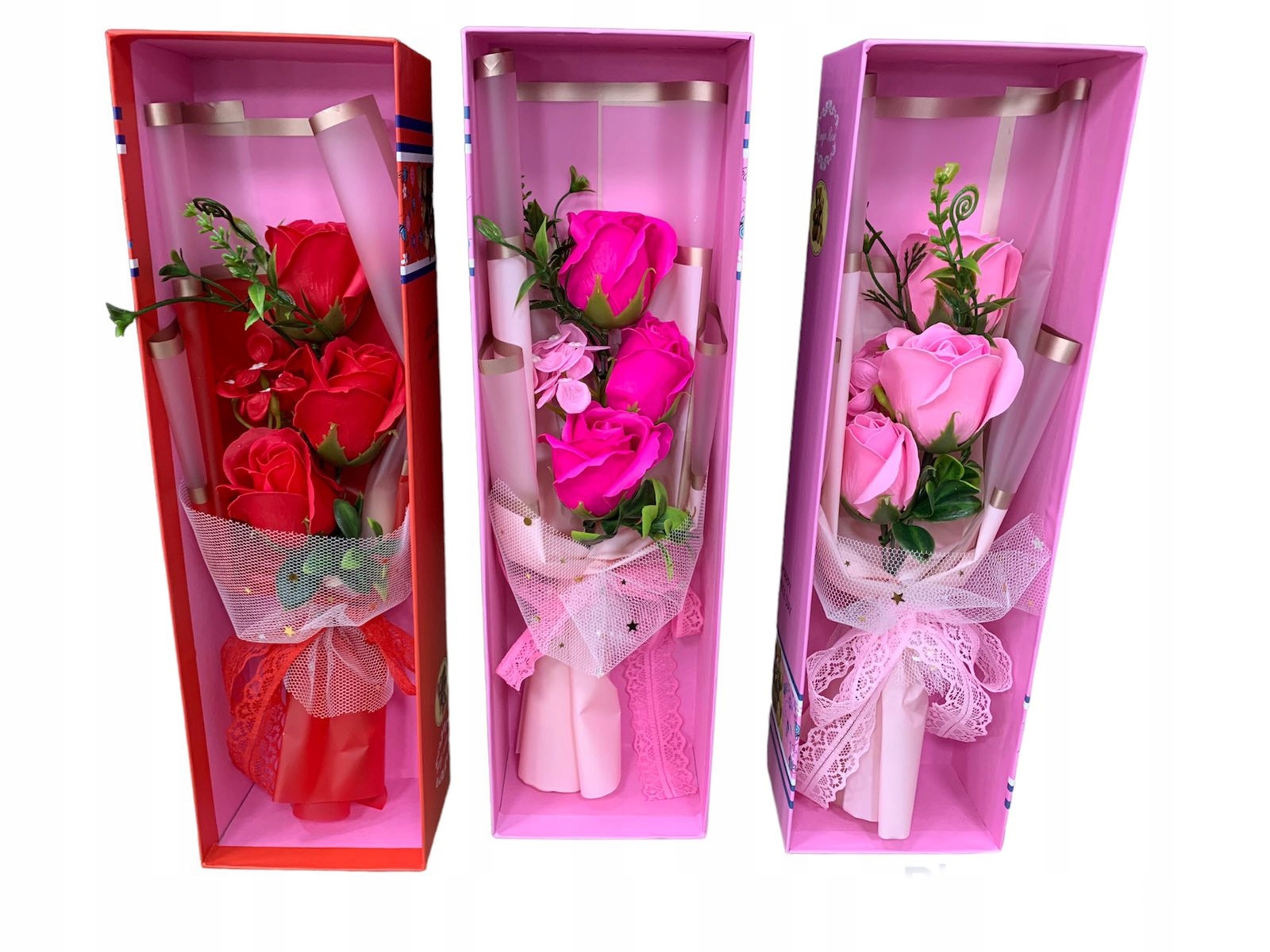 WIECZNA RÓŻA W PUDEŁKU FLOWER BOX PREZENT Marka MAXSELL