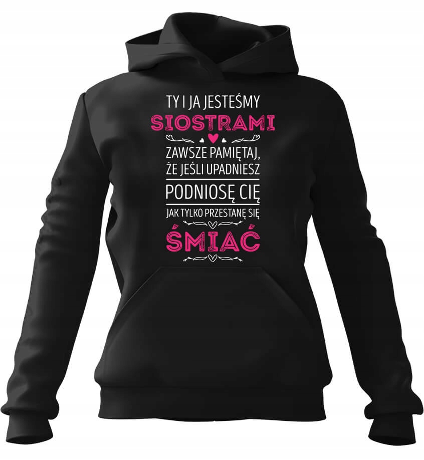 Dámská mikina s kapucí Mikina We Are Sisters velikosti M