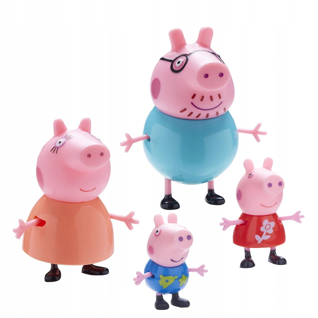

Świnka Peppa Rodzina Peppy 4 Figurki Tm Toys 06666