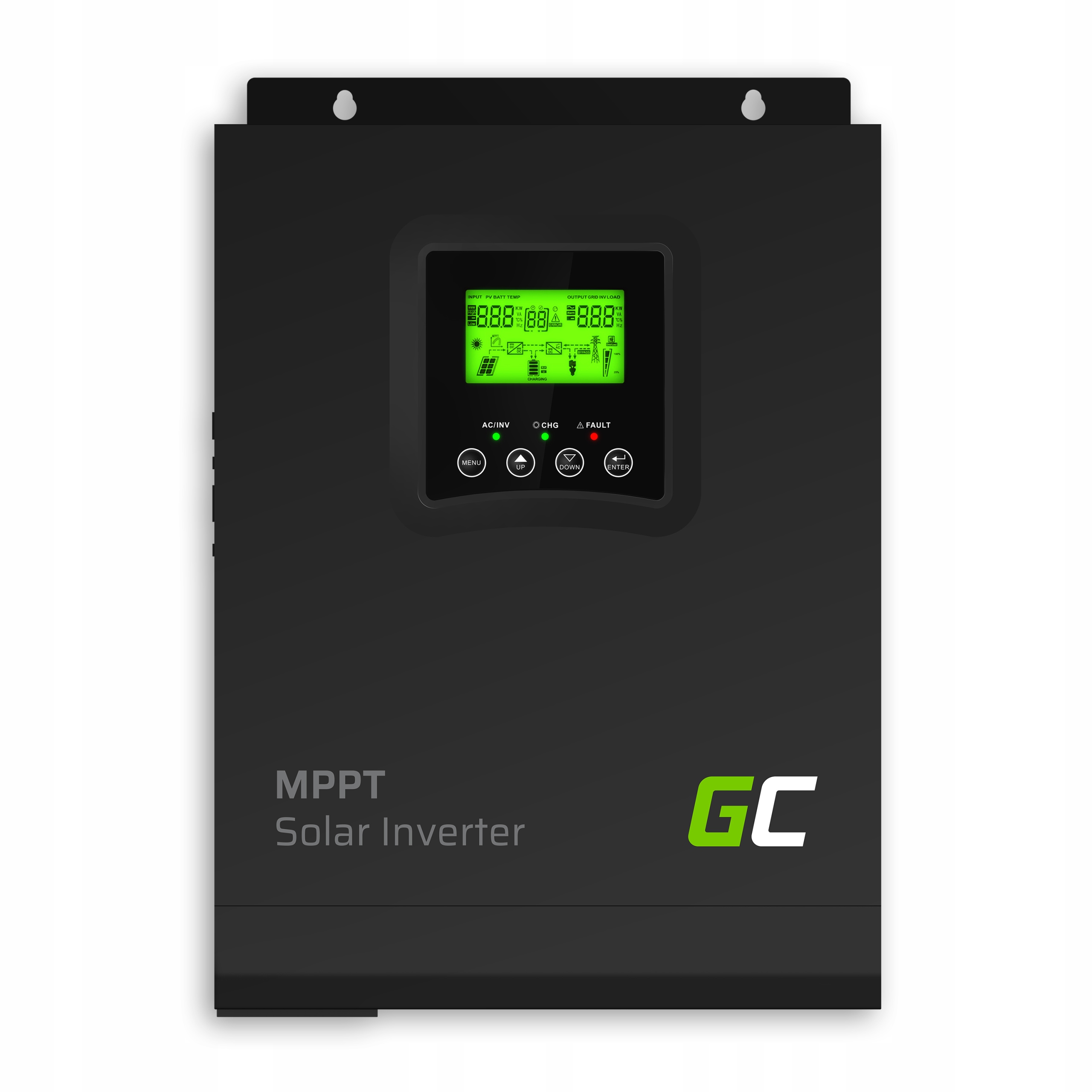 Solární Měnič Napětí Fotovoltaický invertor Mppt 1000W 12V 230V Green cell