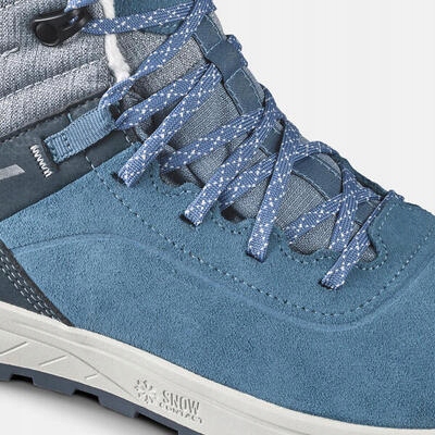 Buty turystyczne dla dzieci skórzane Quechua SH100 Rozmiar (new) 37