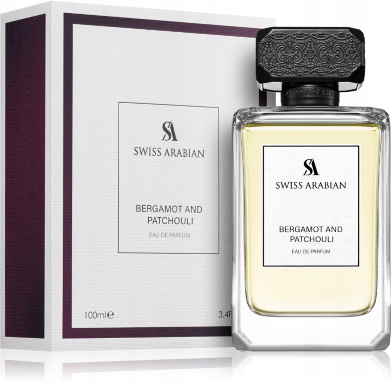 Swiss Arabian Bergamot A Pačuli Parfémovaná Voda 100 ML Pro Muže