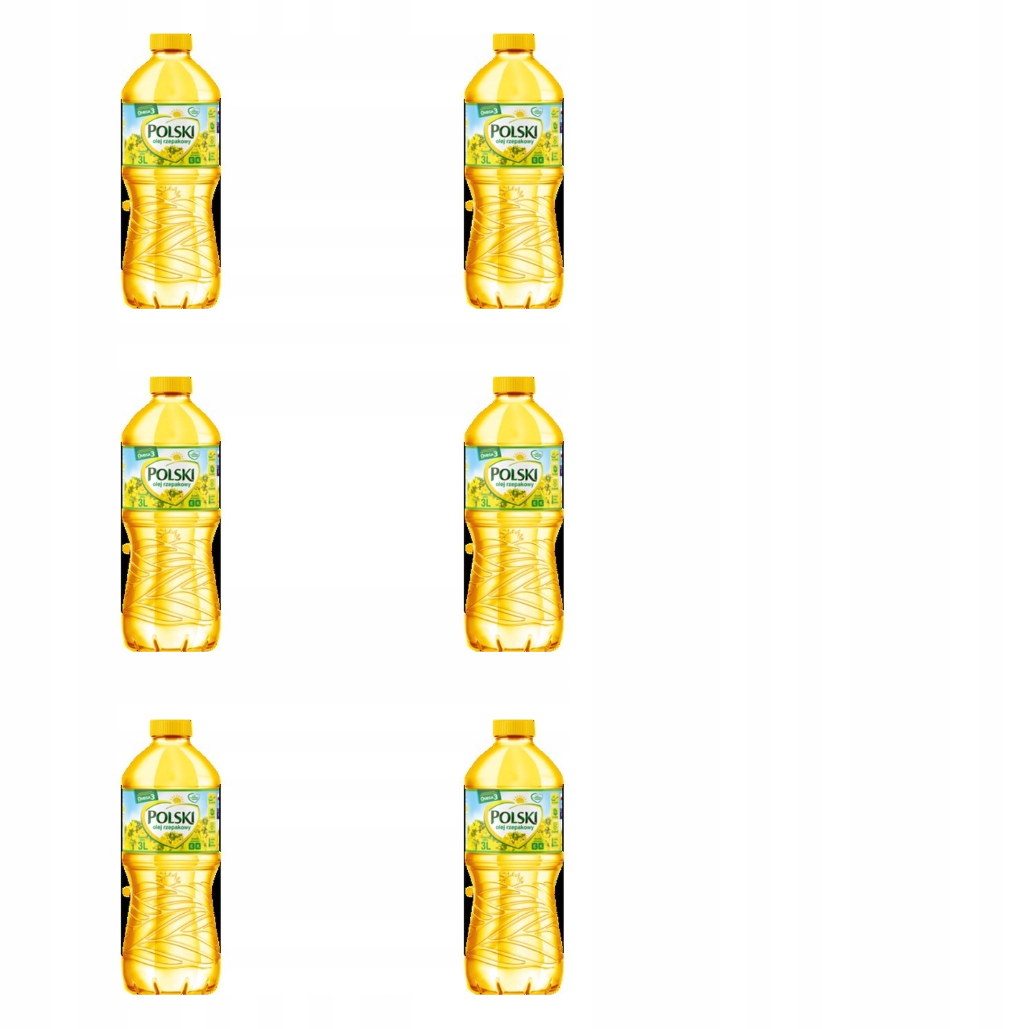 6x 3l Polski olej rzepakowy Zgrzewka