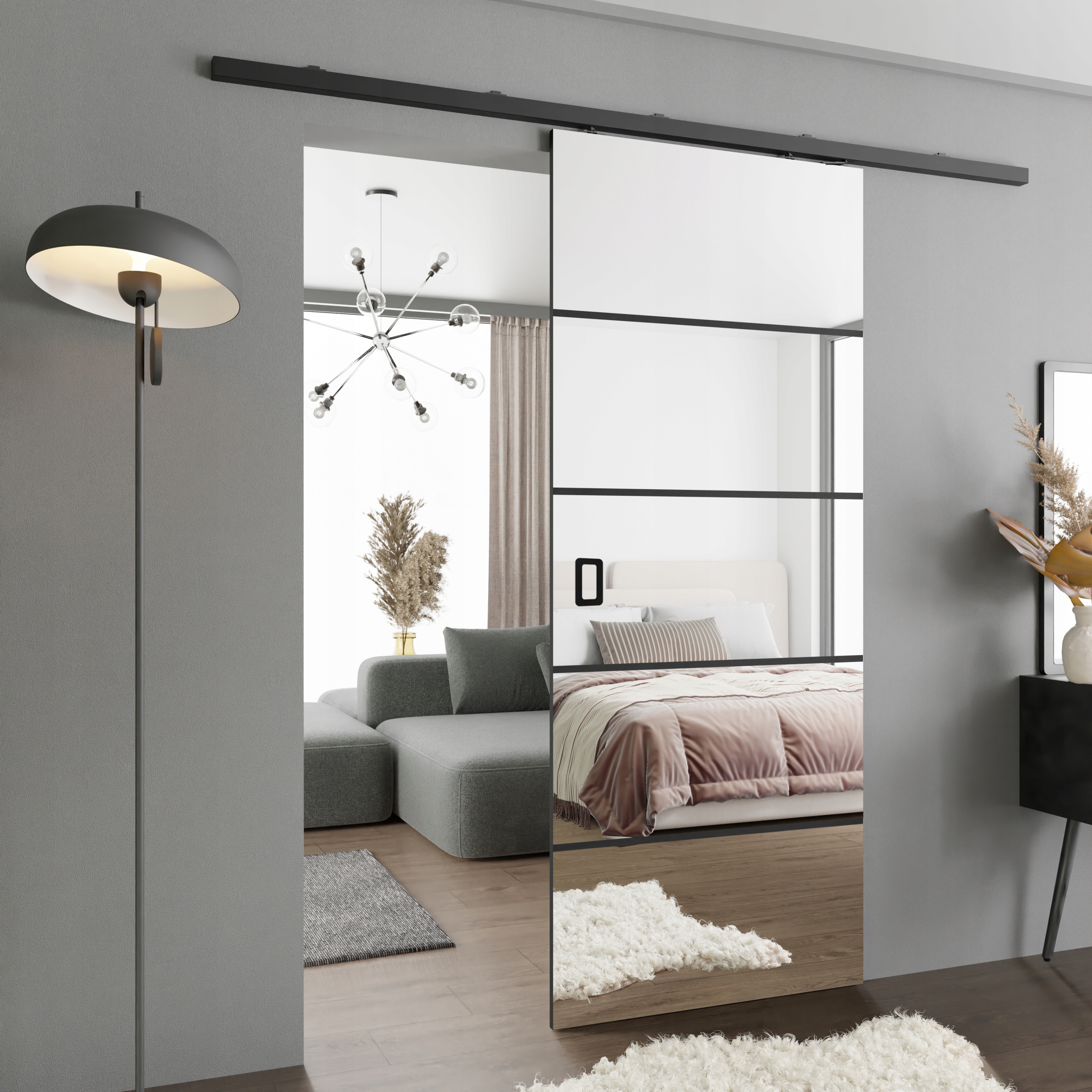 Posuvné nástěnné dveře HS-45 Gusto Plus 80