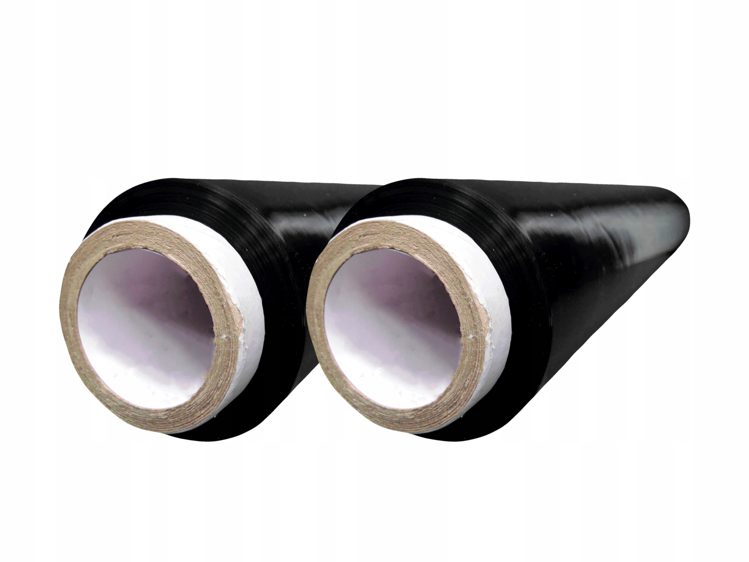 FOLIA STRETCH CZARNA 2,5 KG STRECZ KRYJĄCA STRECH DO PACZEK MOCNA 2 SZTUKI