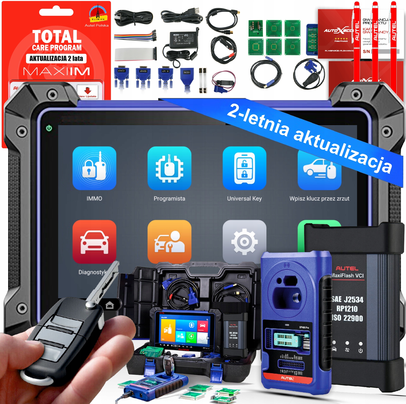 Autel IM608PRO II Programator kluczy IMMO J2534