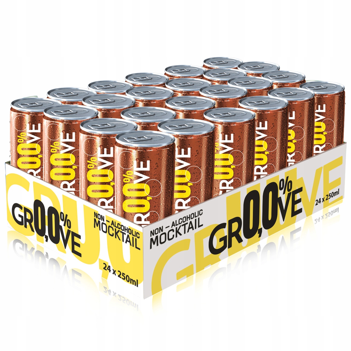 Levně 24 x Nealkoholický nápoj Groove Cuba Libre Mocktail koktejl drink 250 ml