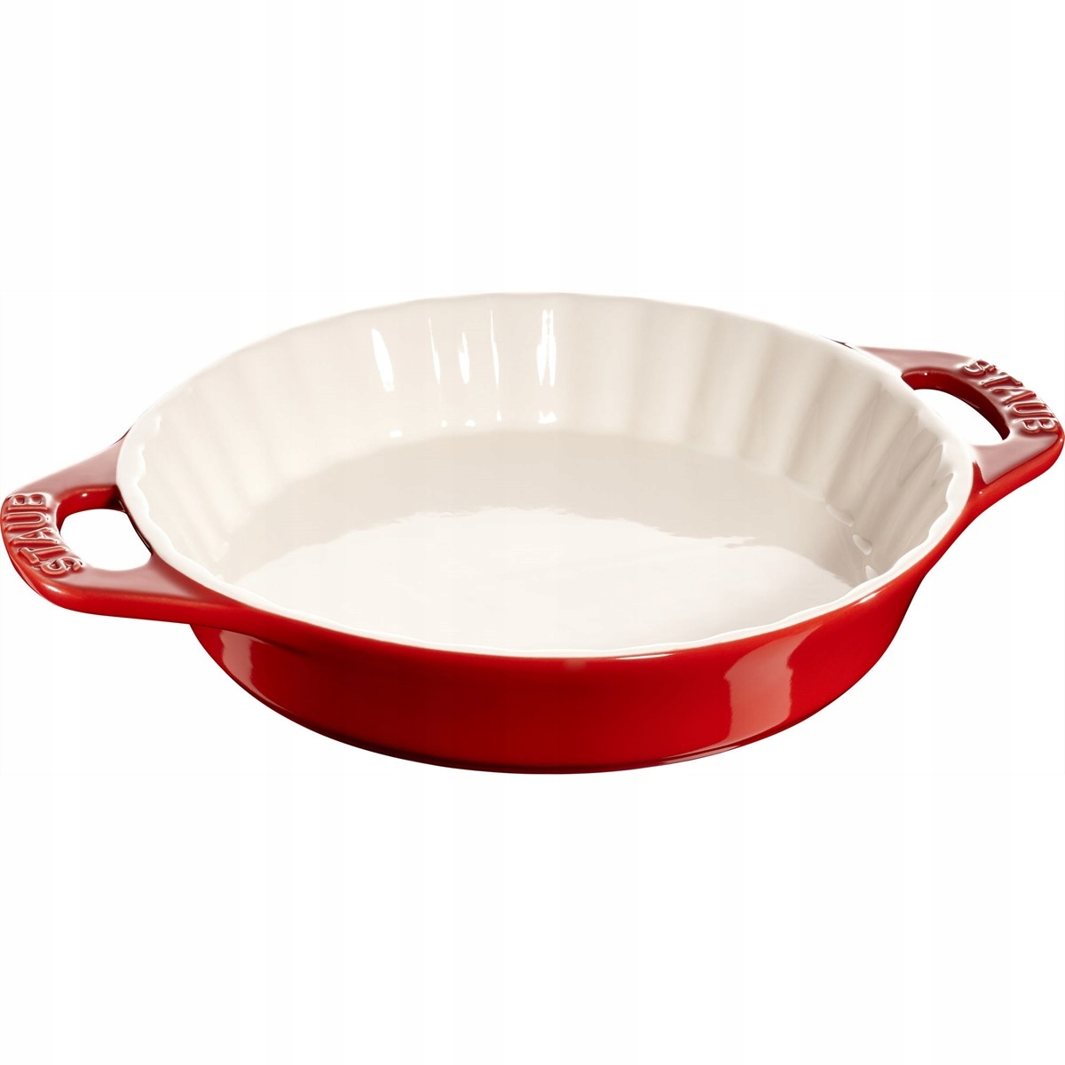 Staub Cooking Okrągły półmisek ceramiczny do ciast 1.2 ltr, czerwony France