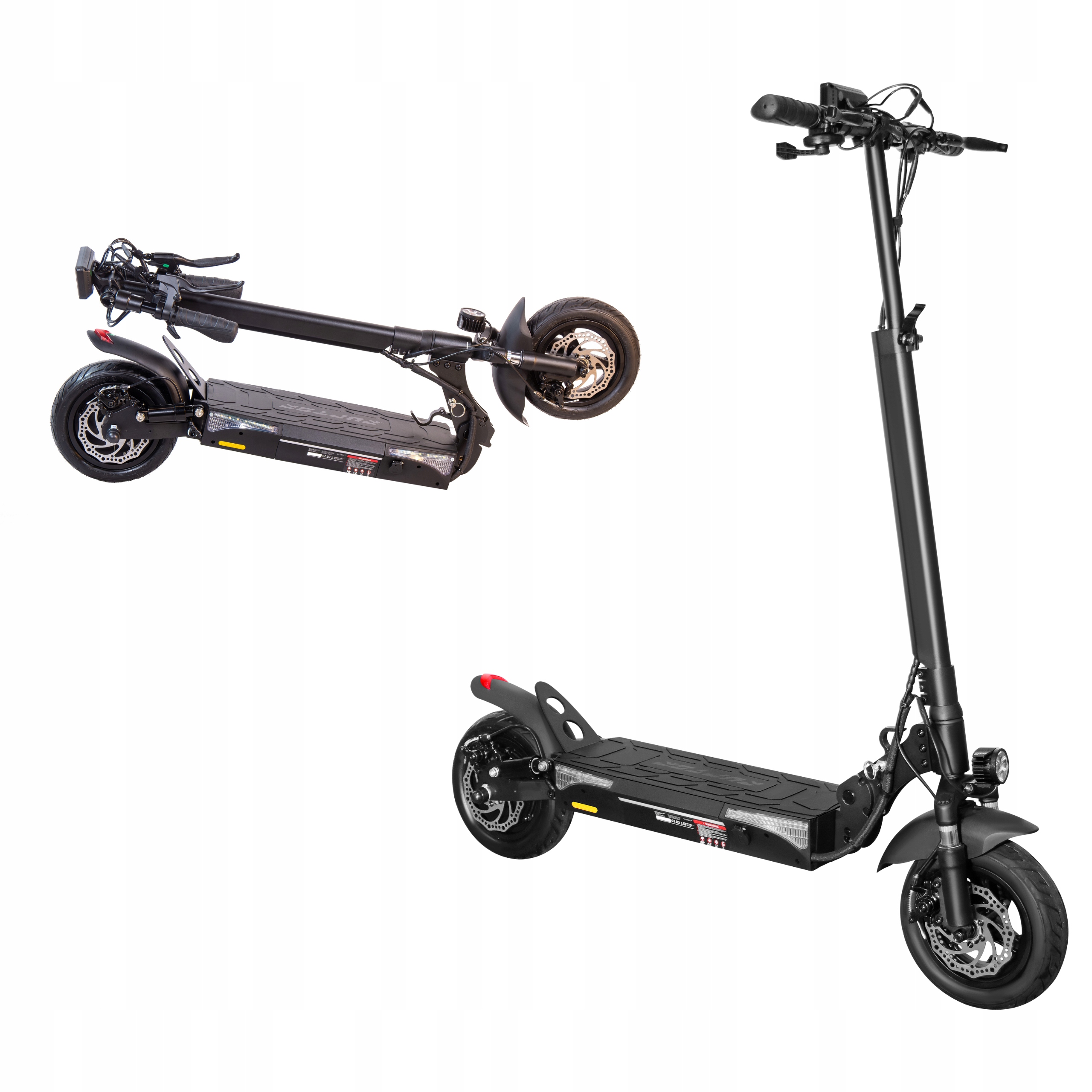 Elektrická koloběžka Monos Black 500 W 20 km/h, 20 Ah, 48 V, černá