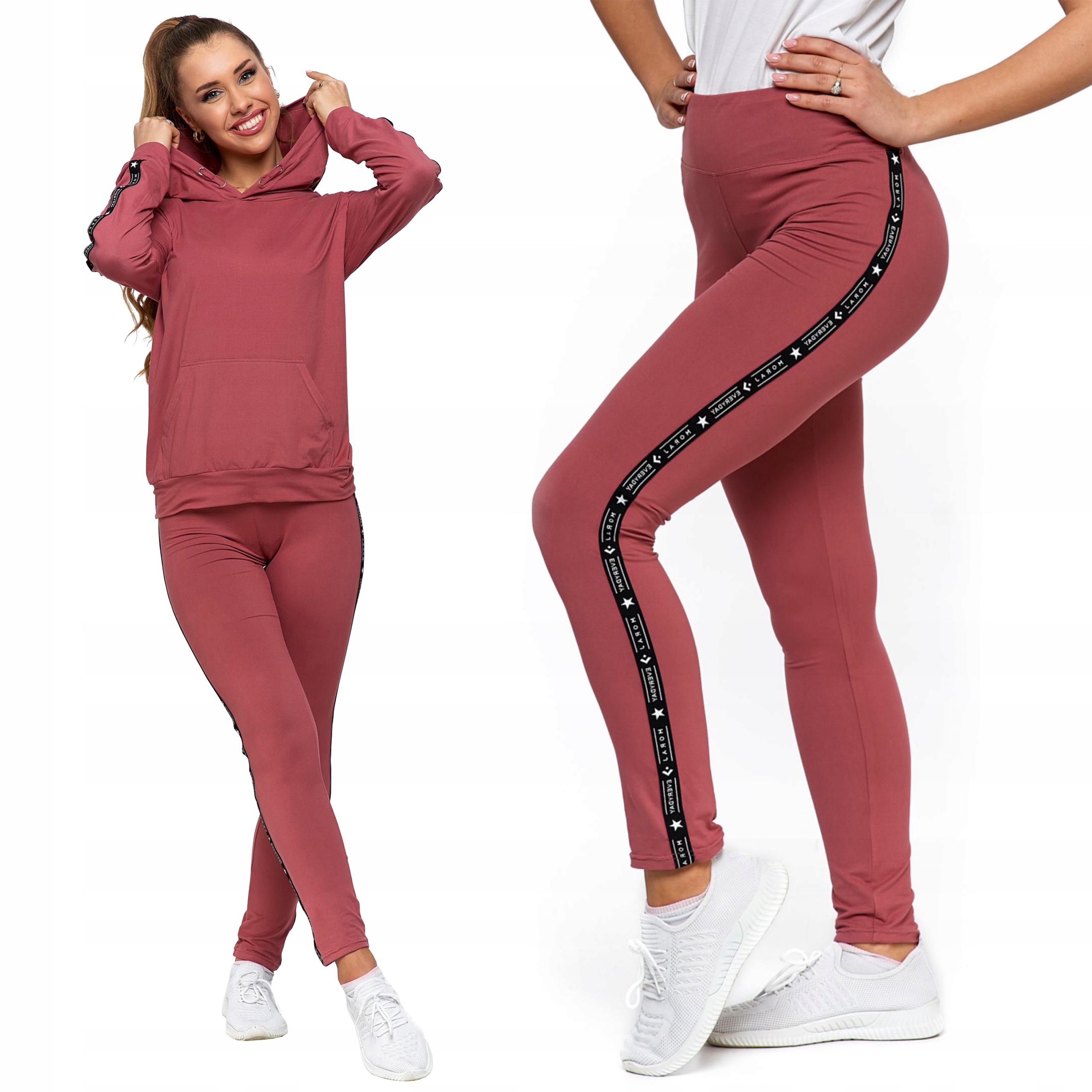 

Moraj Legginsy Sportowe Damskie 2000-101 róż 2XL
